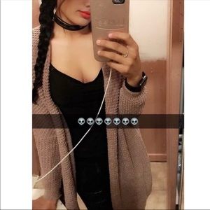 Knit cute cardigan